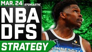 NBA DFS Strategy Monday 3/24/25 | DraftKings & FanDuel NBA Lineup Picks