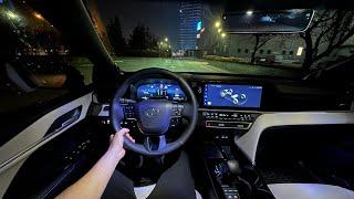 Driving New Toyota Camry 2025 at Night