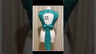Beautiful and trendy  blouse back designs new model