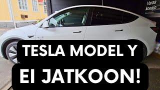 Tesla Model Y - ei jatkoon!