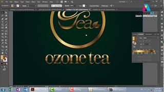 Học Thiết kế đồ họa vơi Gradient tool trong Illustrator, logo đẹp