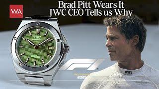 Brad Pitt’s IWC Schaffhausen F1 Watch – CEO Chris Grainger-Herr Shares the Story | WatchAdvisor