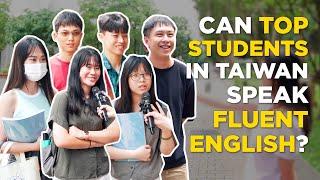 How well can top 1% students in Taiwan speak English? | Street interview