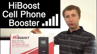 HiBoost 4K Smart Link Cell Phone Signal Booster Setup and Review