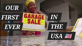 WE HELD OUR FIRST GARAGE SALE AND SOLD EVERYTHING