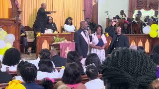 Ervin Johnson (Brother) Of Monica Johnson-Williams (Sis. GEE) Ministering @ Her Funeral Service