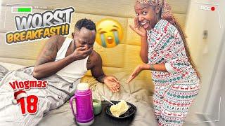 Surprising My Boyfriend With Leftover Ugali & Tea As Breakfast In Bed To See His Reaction!