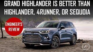 GRAND HIGHLANDER IS BETTER THAN THESE 3-ROW SUV FROM TOYOTA, INCLUDING 4RUNNER, SEQUOIA & HIGHLANDER