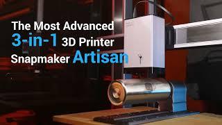 Snapmaker Artisan with 40W Laser Module and Rotary Module: Curved Surface Color Laser Engraving