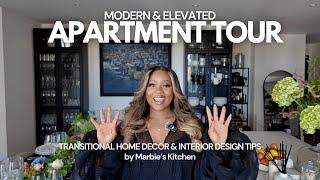 Modern Luxury Apartment Tour: Interior Design Tips & Transitional Home Decor