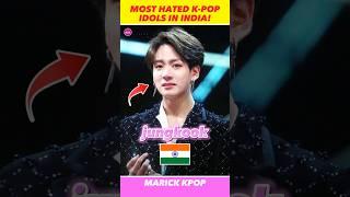 Top 3 Most Hated K-pop Idols in India  #kpop #shorts