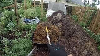 Thermophilic composting with fresh manure, 18 day composting, berkeley method