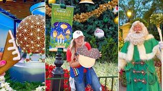 EPCOT Festival of the Holidays 2024! NEW Foods, Spaceship Earth, Storytellers, Music & MUCH More