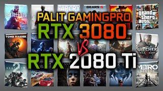 PALIT GAMING PRO RTX 3080 vs RTX 2080 Ti Benchmark – 65 Tests