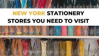 Discover the BEST New York Stationery Stores  & haul