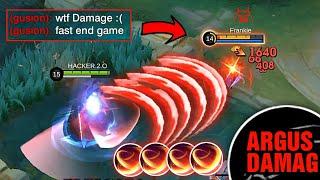 WTF DAMAGE! ARGUS NEW BEST BUILD AND EMBLEM || ARGUS BEST BUILD 2024