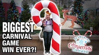 The BIGGEST carnival game win ever!?!