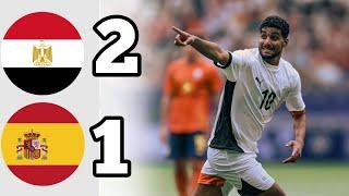 Egypt vs Spain  ( 2 1 ) | Extеndеd Highlights | Olympic games