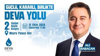 DEVA PARTİSİ 2. OLAĞAN BÜYÜK KONGRE