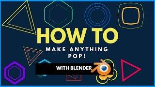 How to make anything pop in Blender! (Blender Tutorial/Quick tip)