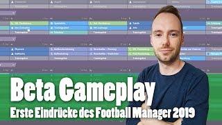 Let's Play Football Manager 2019 - erste Eindrücke im Beta Gameplay!