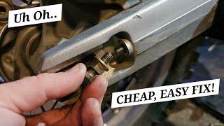 How To Fix A Broken Chain Adjuster Bolt On Your Bike - Swing Arm Buddy Install