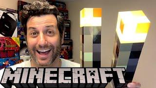 MINECRAFT Torch Light! Unboxing & Review