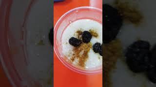 postre arroz de leche con uvas pasas y canela