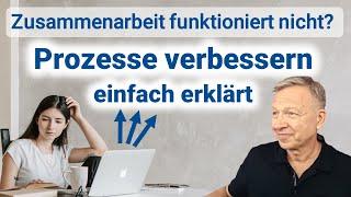 Prozessoptimierung Beispiel einfach erklärt ️ Ursachenanalyse SWOT-Analyse, 5 Whys, Swimlane, RACI