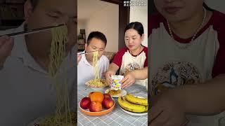 蠢老公又趁我不注意偷偷换掉碗，还好我留了一手 #food #funny #挑食  #mukbang