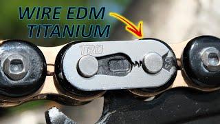 Titanium Motorcycle Chain Master Link Clip | Wire EDM'd