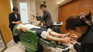 (ASMR) Japanese VIP Full Service: Head-to-Toe Pampering by 4 Professionals