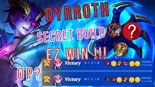 DYRROTH Best Item BUILD 2023, EZ Win! Build Item Dyrroth Tersakit 2023 ! Trick and Gameplay Rank