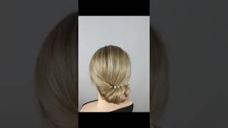 #hairstyle #easy low bun hairstyle#KKhairstory