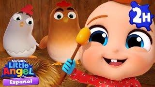 Bebé Juan alimenta las gallinas| Caricaturas | Canciones Infantiles| Little Angel Español