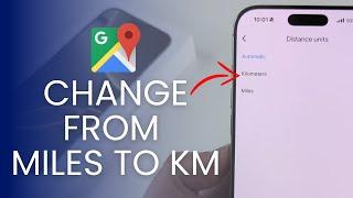 How To Change From Miles To Kilometers on Google Maps!