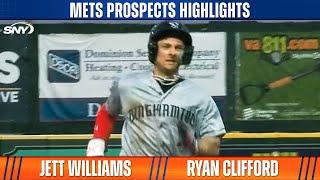 Mets Prospects Highlights | Jett Williams, Ryan Clifford | 6/14/25)