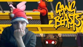 Смачные нокауты в Gang Beasts. Зомби Нарезки