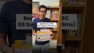 Booklist for UPSC GS Subjects (Prelims)