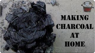 Making Charcoal at Home. Free DIY Fuel