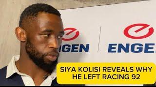 Siya Kolisi reveals why he wanted to leave Racing 92 #springboks