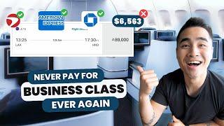 How To Book Business Class Flights With Credit Card Points | Fly Business Class For (ALMOST) FREE