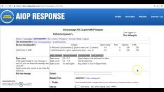 My AIOP Autoresponder Tutorial | All In One Profits