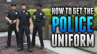 GTA 5 Online How To Wear POLICE UNIFORM IN FREE ROAM! How To Get The Cop Outfit (GTA 5 Glitches)