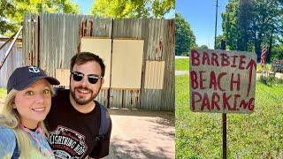 We Visited Senoia, GA! The Walking Dead Walls, Filming Locations & Barbie Beach Roadside Attraction!