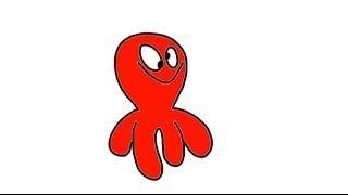 Itsy Artist - How To Draw Fred The Octopus From Pocoyo Avsnittes In Full