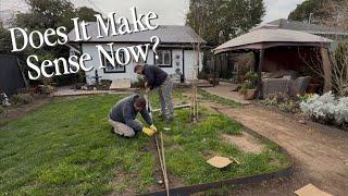 NO MORE MUD! Metal Edging, Gravel Walkway & New Flower Bed! || Visit Our Garden