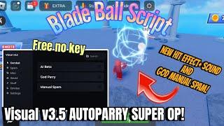 Blade Ball script BEST AUTOPARRY And BEST MANUAL SPAM GOD | Best Blade Ball Script | Roblox Executor