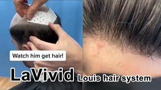 LaVivid Louis C-through Bio Skin Hair System | Dull Poly Skin | Natural looking hairline