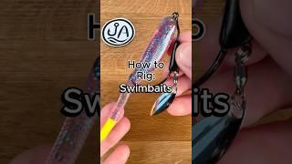 How to rig a swimbait for fishing #fishing #fishingtips #swimbait